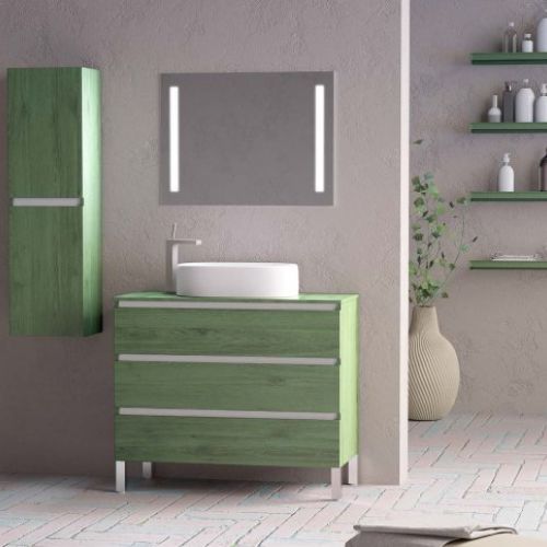Mueble KLOE 90 Chapa tinte Verde