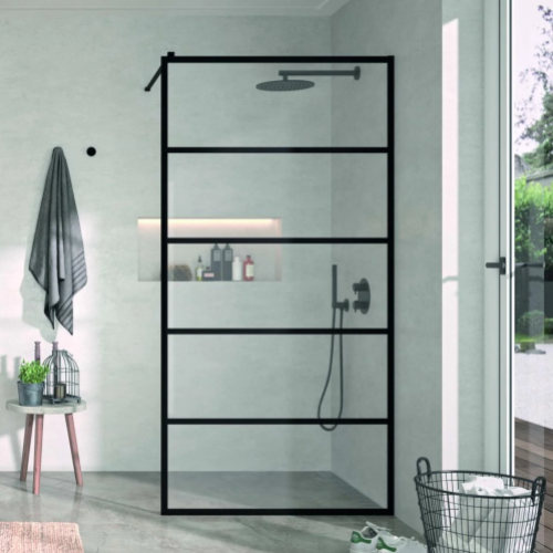 Panel fijo FRESH NEGRO LINEAS