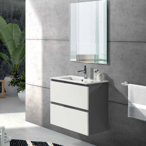 Mueble SUN 70 Gris antracita / Blanco