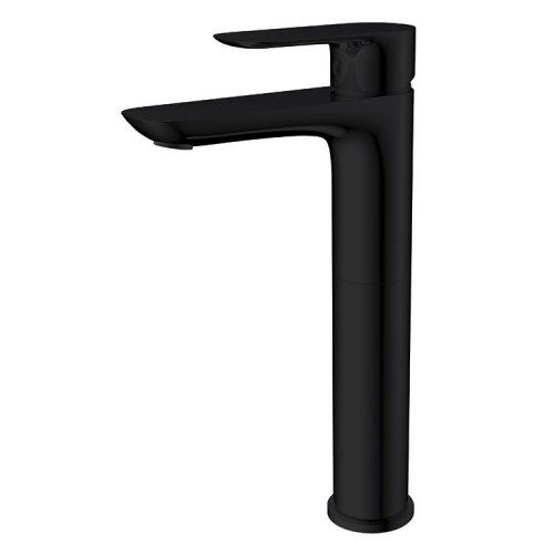 Grifo lavabo caño alto CASSIO NEGRO