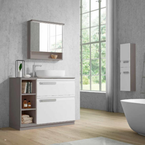 Mueble VITA MODULAR 110 Gris delfín / Blanco
