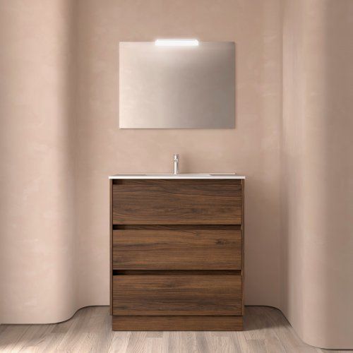 Mueble NOJA 80 Nogal Maya