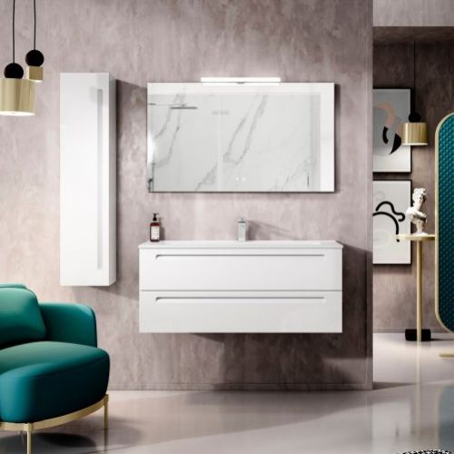Mueble SOUL 120 Blanco Brillo