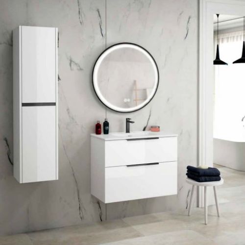 Mueble ALASKA 80 Blanco Brillo