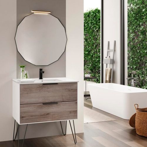 Mueble ALBORAN 80 Blanco Mate / Alaska