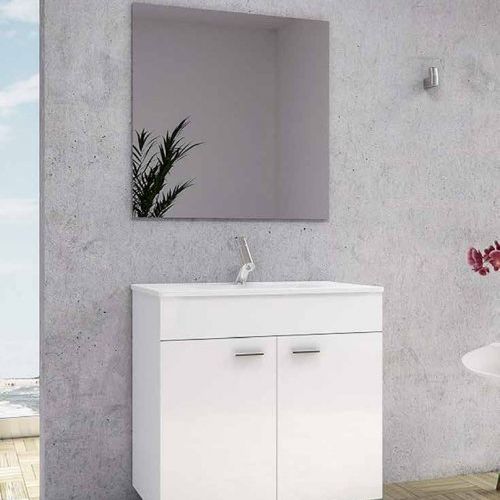 Mueble BASIC 80 Blanco Brillo