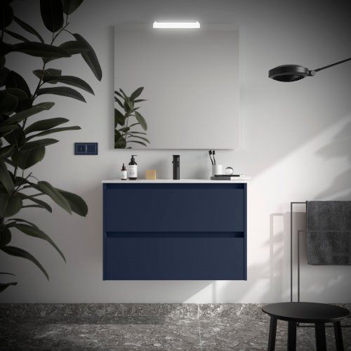 Mueble NOJA 80 Blue Satin