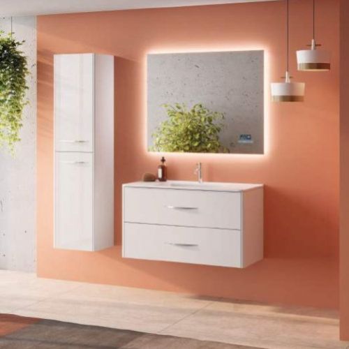 Mueble ROY 100 Blanco Brillo