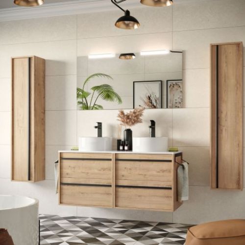 Mueble ATTILA 120 (60+60) Roble áfrica