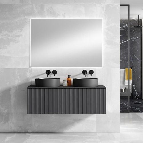 Lavabo COLORS ceniza ambiente