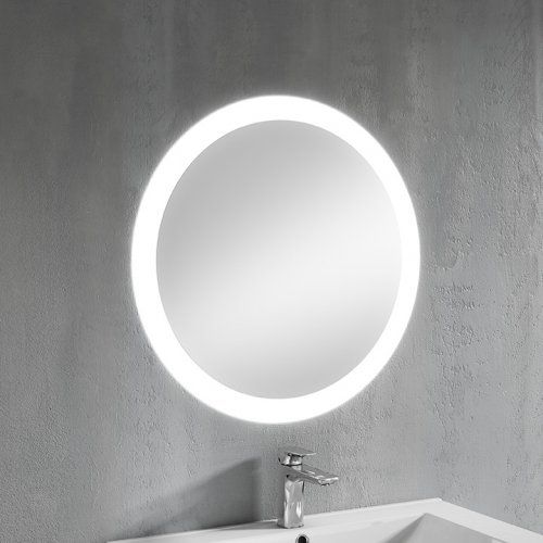Espejo luz led redondo BLUE