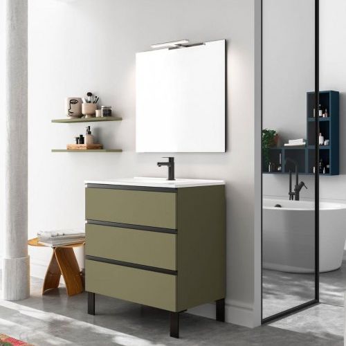 Mueble RÍO 80 Oliva Mate