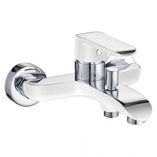 Grifo bañera monomando MISURI CROMO / BLANCO