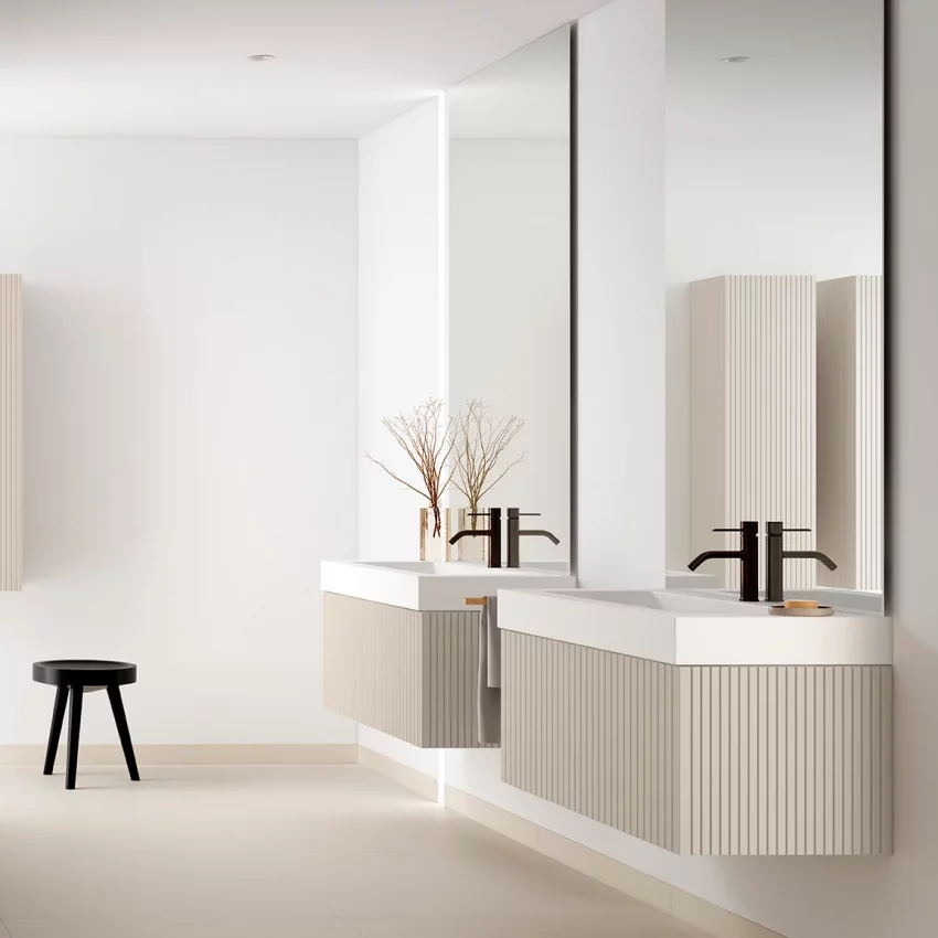 Mueble BARI 1 Cajón Suspendido | CERÁMICAS Y BAÑOS NIBER